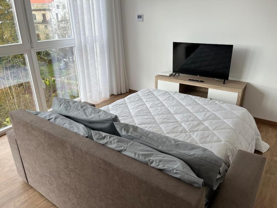 Apartamento Centrico Con Vistas Сантьяго-де-Компостела Екстер'єр фото