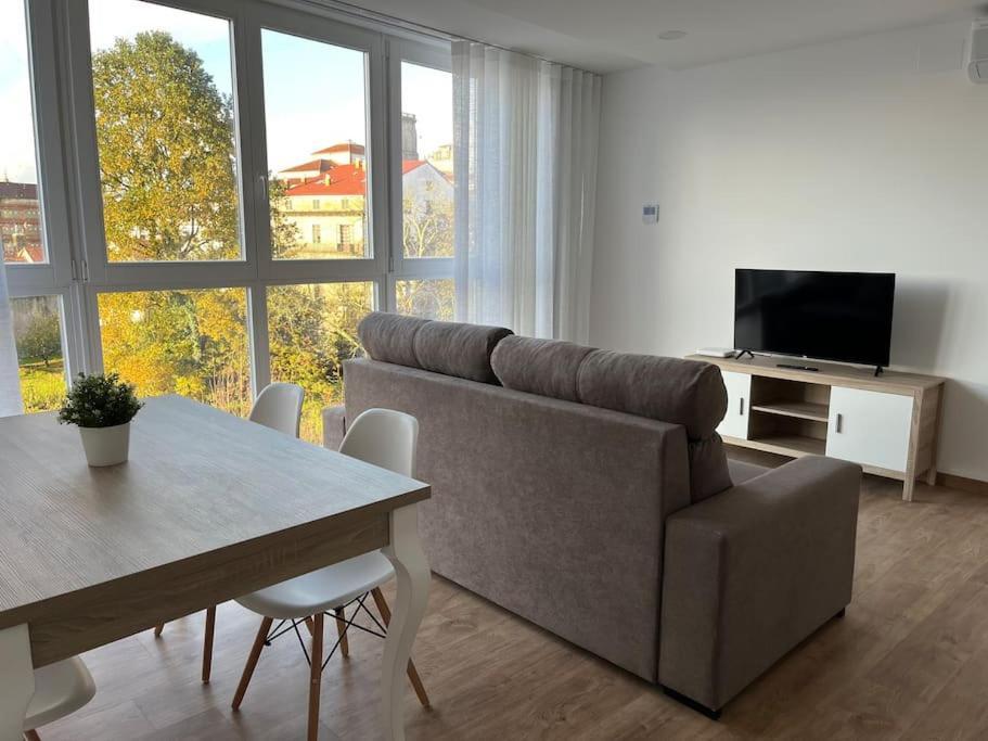 Apartamento Centrico Con Vistas Сантьяго-де-Компостела Екстер'єр фото